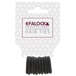 Efalock Haargummi mini schwarz 10Stk