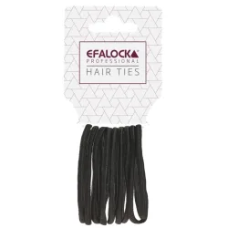 Efalock Haargummi dick schwarz 10Stk