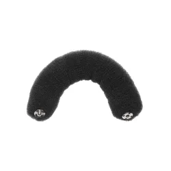 Efalock Knotenrolle 18cm schwarz mit Druckknopf