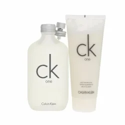 Calvin Klein CK ONE Gift Set -- 200 ml Eau De Toilette Spray + 200 ml Body Moisturizer