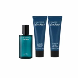 Davidoff Cool Water Gift Set -- 40 ml Eau De Toilette Spray +50 ml After Shave  Balm+ 50 ml Shower Gel