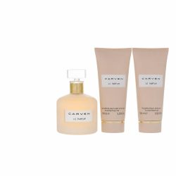 Carven Le Parfum Gift Set -- 100 ml Eau De Parfum Spray + 100 ml Body Milk + 100 ml  Shower Gel