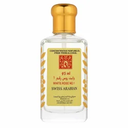 Swiss Arabian White Rose No 1 Concentrated Perfume Oil Free From Alcohol (Unisex) 95 ml
