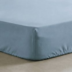 Perkal Fixleintuch – 160x200cm – Grau