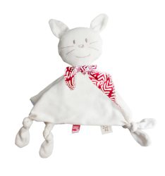 Zizzz - Schmusetuch Rabbit Herringbone  kbA-Baumwolle & Swisswool, One Size