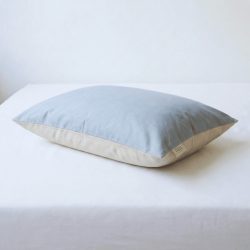 Perkal Kissenbezug – 50x70cm – Grau & Beige