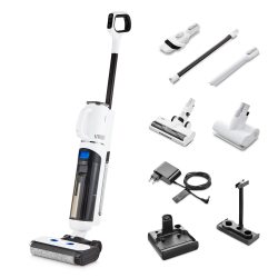 MEDION LIFE H30 2in1 Nass Trockensauger, getrennter Frischwasser- und Schmutzwassertank, Selbstreinigungs- und Trocknungsfunktion, LED-Display, geeignet für alle Hartböden
