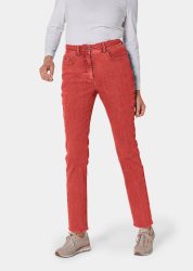 Superbequeme Hose mit Bauchweg-Effekt - terrakotta - Gr. 275 von Goldner Fashion