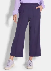 Jersey-Culotte VERA mit Biesen - lila - Gr. 21 von Goldner Fashion
