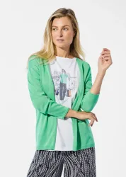 Cardigan - hellgrün - Gr. 19 von Goldner Fashion