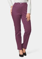 Leichte Baumwollschlupfhose - aubergine - Gr. 20 von Goldner Fashion