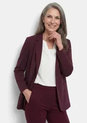Leichter Jerseyblazer mit höchster Bewegungsfreiheit - bordeaux - Gr. 19 von Goldner Fashion