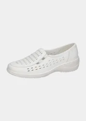 Slippers - weiss - Gr. 7 von Goldner Fashion