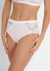 Taillenslip im 2er-Pack aus Modal - weiss - Gr. 36 von Goldner Fashion