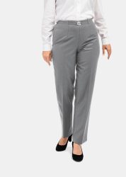 Schurwoll-Schlupfhose - grau / méliert - Gr. 27 von Goldner Fashion