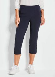 7/8-Schlupfhose LOUISA aus Super-Stretch - marine - Gr. 26 von Goldner Fashion