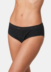 Moderner Inkontinenz-Slip in Spitze allover - schwarz - Gr. M von Goldner Fashion