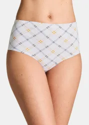 Baumwoll-Taillenslip im Mehrfachpack - weiss / gelb - Gr. 36 von Goldner Fashion