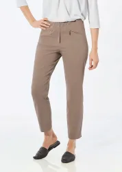7/8-Bengalinhose LOUISA - taupe - Gr. 19 von Goldner Fashion