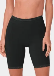 Langbeinschlüpfer mit Spitze - schwarz - Gr. 52 von Goldner Fashion