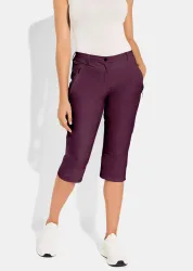 Freizeithose aus Active-Stretch-Material - bordeaux - Gr. 48 von Goldner Fashion