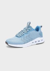 Sneaker aus Mesh mit Memory Foam - blau - Gr. 41 von Goldner Fashion