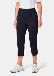 Bequeme 7/8-Rippenhose CARLA - marine - Gr. 19 von Goldner Fashion