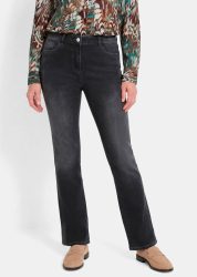 Hose CARLA mit Schlank-Effekt - grau - Gr. 20 von Goldner Fashion