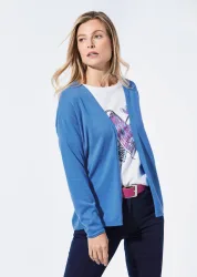 Cardigan - blau - Gr. 21 von Goldner Fashion