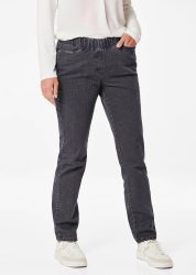 Klassische Schlupfjeans CARLA - anthrazit - Gr. 21 von Goldner Fashion