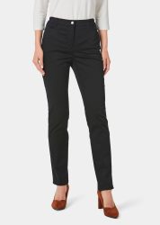 Satin-Baumwollhose LOUISA - schwarz - Gr. 275 von Goldner Fashion