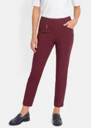 7/8-Bengalinhose LOUISA - bordeaux - Gr. 205 von Goldner Fashion