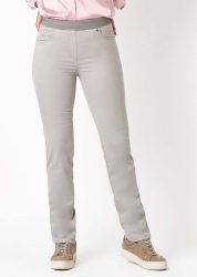 5-Pocket-Hose ?My Darling? aus Power-Stretch - grau - Gr. 22 von Goldner Fashion