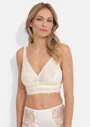 Bügelloser BH aus Modal - champagner / rosé - Gr. 80 D von Goldner Fashion