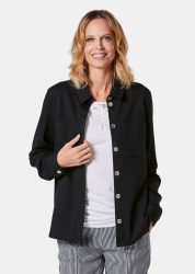 Hemdjacke - schwarz - Gr. 21 von Goldner Fashion
