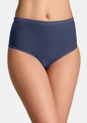Hüftslip im 7er-Pack - caramel / bordeaux / marine - Gr. 36 von Goldner Fashion
