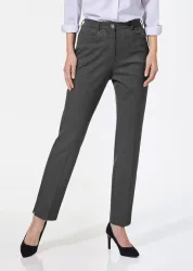 Bauchweghose Adelina by Scheiter - anthrazit - Gr. 20 von Goldner Fashion