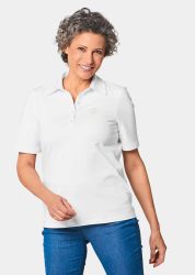 Stretchbequemes Poloshirt - weiss - Gr. 23 von Goldner Fashion