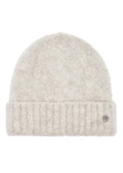 Warme Mütze mit Schurwolle - beige - Gr. Einheitsgröße von Goldner Fashion