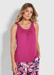 Top im Doppelpack - pink / weiss - Gr. 20 von Goldner Fashion