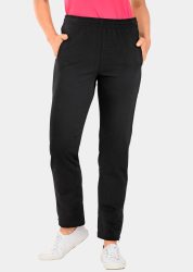 Reha-Hose mit seitlichem Reissverschluss - schwarz - Gr. 20 von Goldner Fashion
