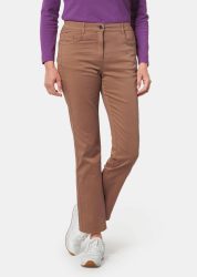 Hose in weicher, stretchbequemer Qualität - braun - Gr. 19 von Goldner Fashion