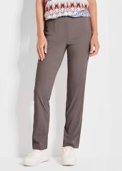 Pflegeleichte Bengalinhose CARLA - taupe - Gr. 20 von Goldner Fashion
