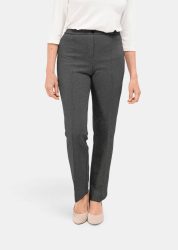 Thermo-Schlupfhose CARLA aus Jersey - grau / méliert - Gr. 19 von Goldner Fashion