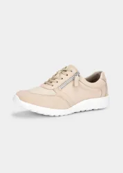 Sneaker mit federnder Luftpolstersohle - beige - Gr. 3,5 von Goldner Fashion