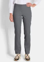 Bengalinhose LOUISA in Denim-Optik - grau - Gr. 20 von Goldner Fashion