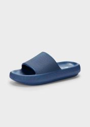 Badeschuhe zum Reinschlüpfen - marine - Gr. 39 von Goldner Fashion