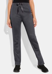 Jersey-Hose in Strickoptik - grau - Gr. 24 von Goldner Fashion