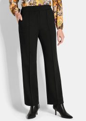 Jerseyhose VERA mit Biesen - schwarz - Gr. 26 von Goldner Fashion