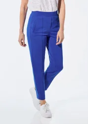 Weite Hose SARA aus Viskose-Jersey - royalblau - Gr. 46 von Goldner Fashion